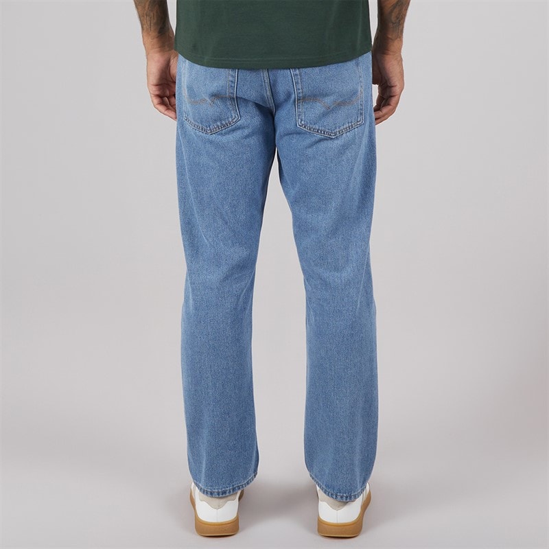JACK & JONES Mens Chris Original Relaxed Fit Jeans Blue - Image 2