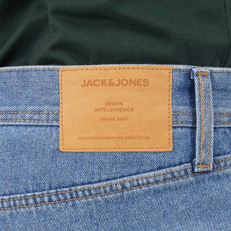 JACK & JONES Mens Chris Original Relaxed Fit Jeans Blue - Image 3
