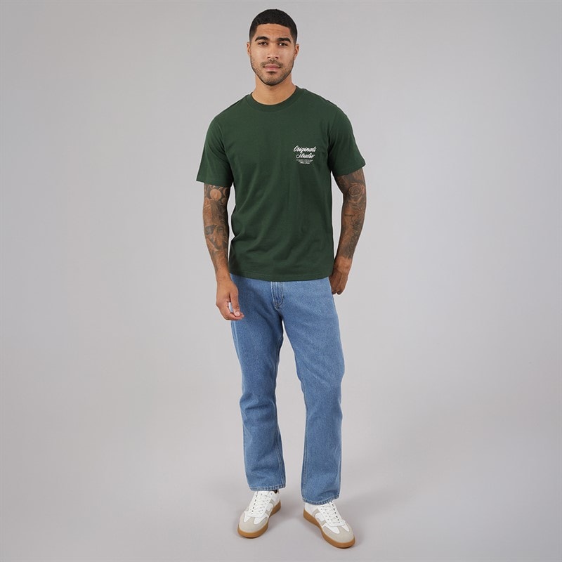 JACK & JONES Mens Norrebro T-Shirt Sycamore - Image 4