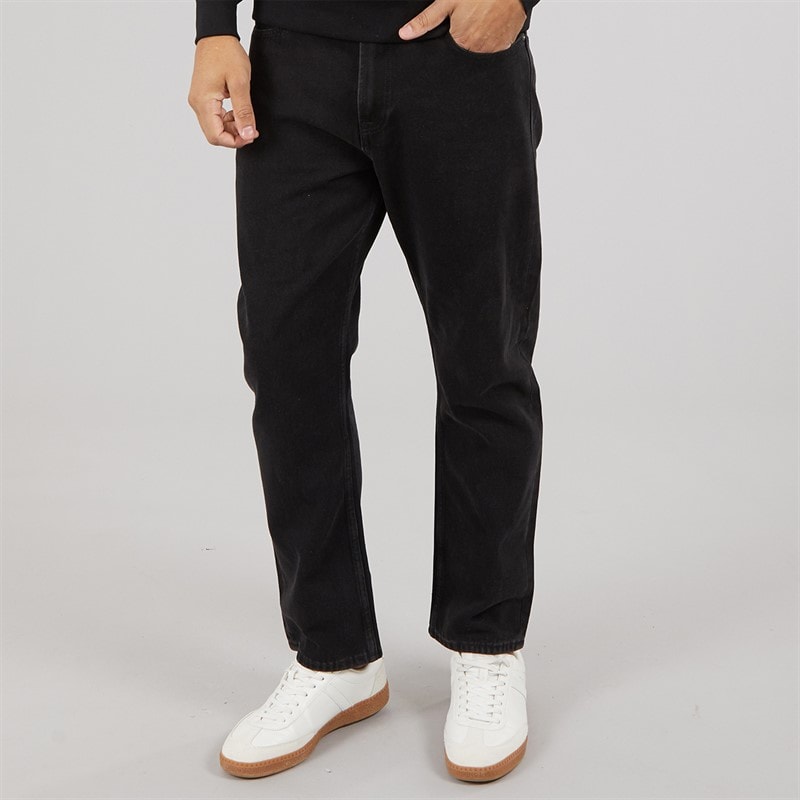 JACK & JONES Mens Chris Original Relaxed Fit Jeans Black