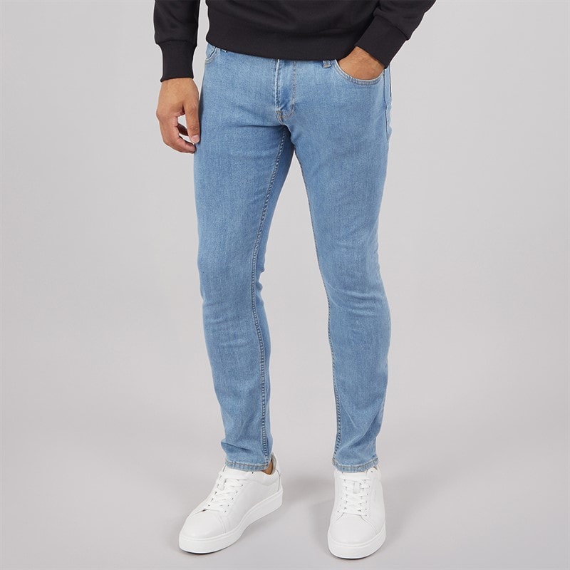 JACK & JONES Mens Glenn Original Slim Fit Jeans Blue