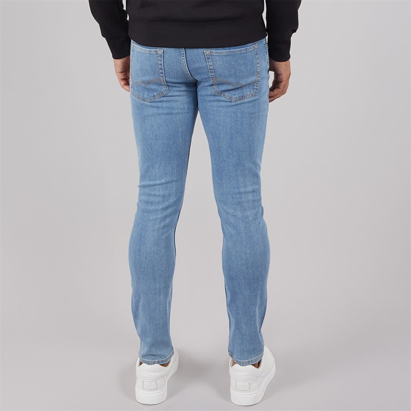 JACK & JONES Mens Glenn Original Slim Fit Jeans Blue - Image 2