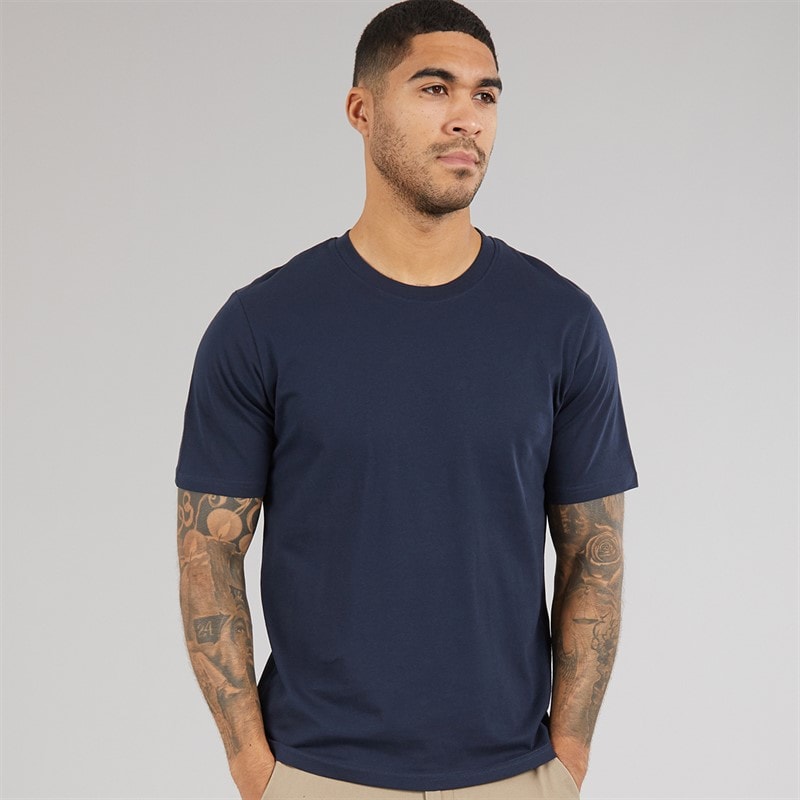 JACK & JONES Mens Relaxed T-Shirt Navy Blazer