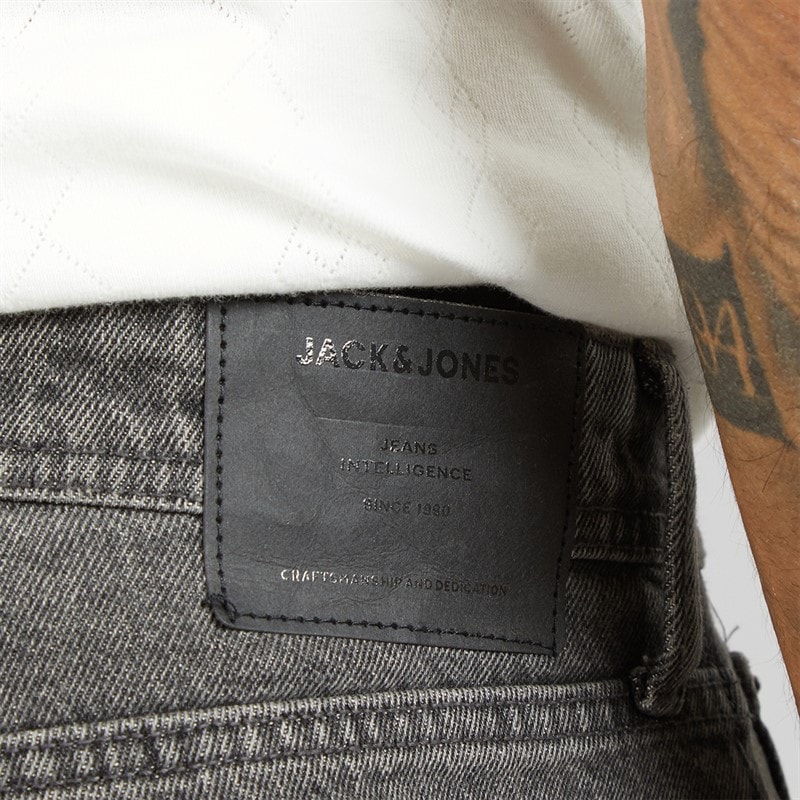 JACK & JONES Mens Chris AT 222 Original Relaxed Fit Jeans Black - Image 3