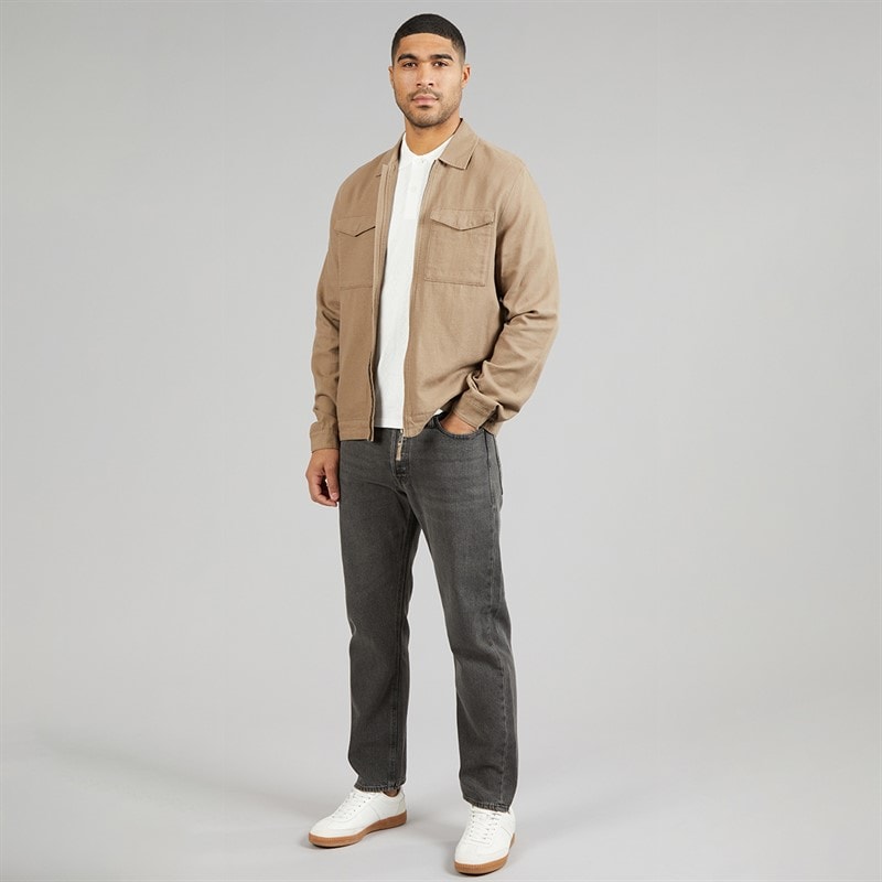 JACK & JONES Mens Chris AT 222 Original Relaxed Fit Jeans Black - Image 4
