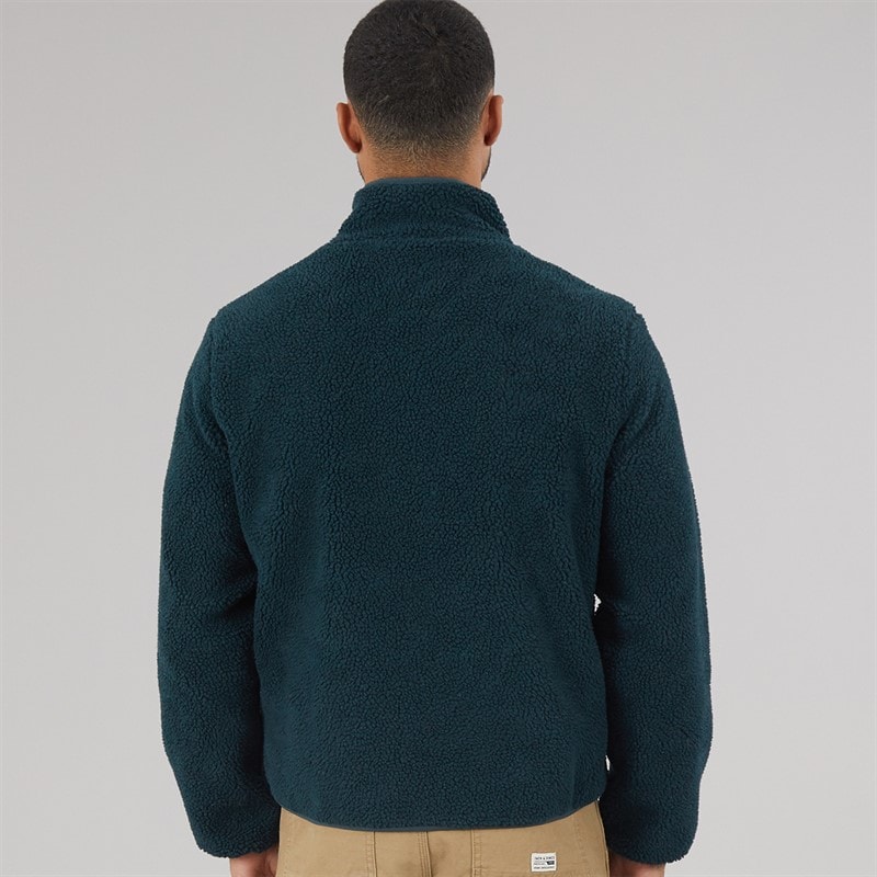 JACK & JONES Mens Norrebro Teddy Jacket Magical Forest - Image 2