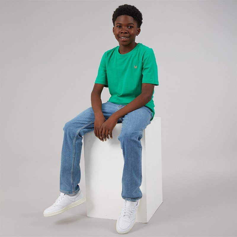 JACK & JONES Boys Clark AKM 964 Jeans Blue Denim - Image 4