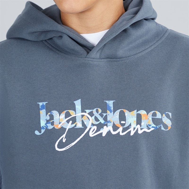 JACK & JONES Boys Tom Hoodie Turbulence - Image 3