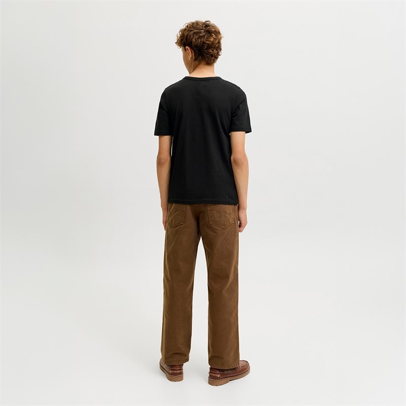 JACK & JONES Boys Cleveland T-Shirt Black - Image 2
