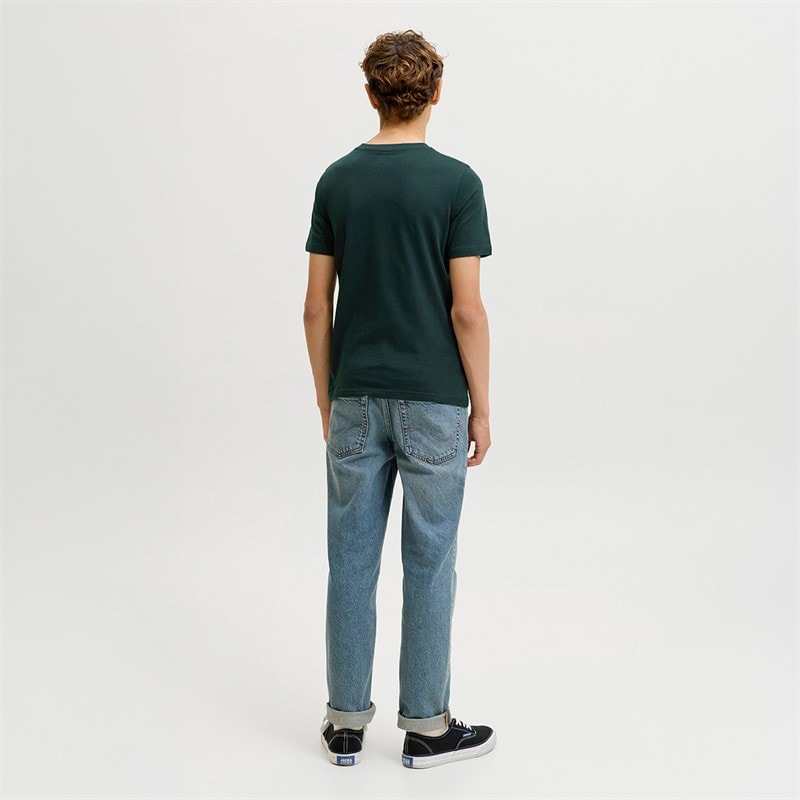 JACK & JONES Boys Munk T-Shirt Scarab - Image 2