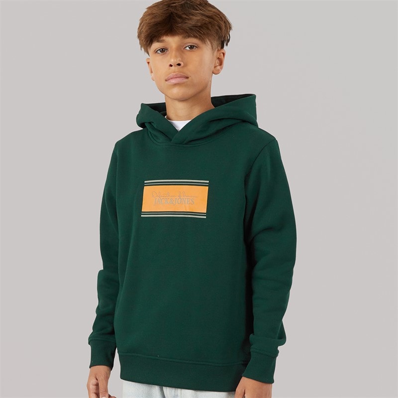 JACK & JONES Boys Buster Hoodie Scarab - Image 5