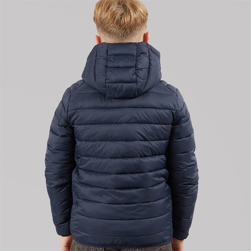 JACK & JONES Boys Bradley Light Puffer Jacket Sky Captain - Image 2