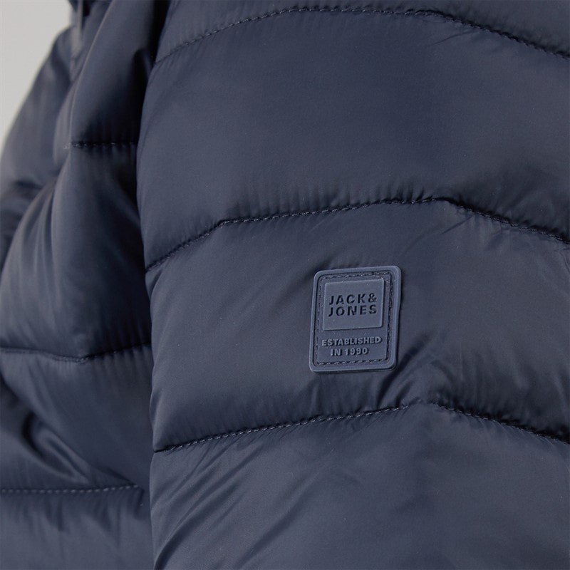 JACK & JONES Boys Bradley Light Puffer Jacket Sky Captain - Image 3