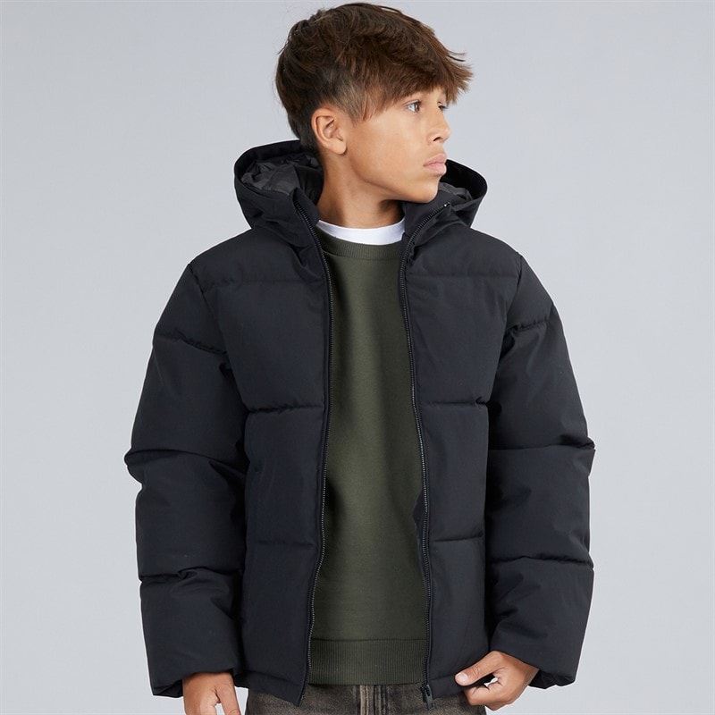JACK & JONES Boys Surface Puffer Jacket Black