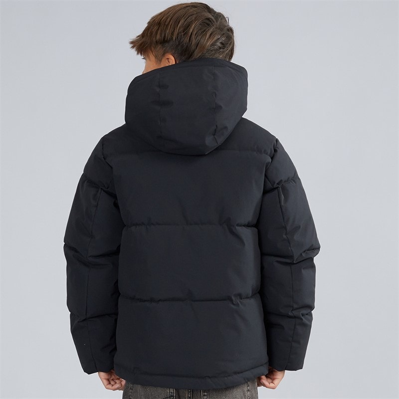 JACK & JONES Boys Surface Puffer Jacket Black - Image 2