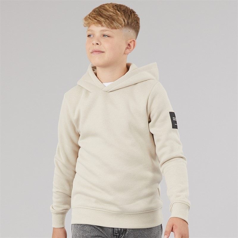 JACK & JONES Boys Cleveland Hoodie Moonbeam
