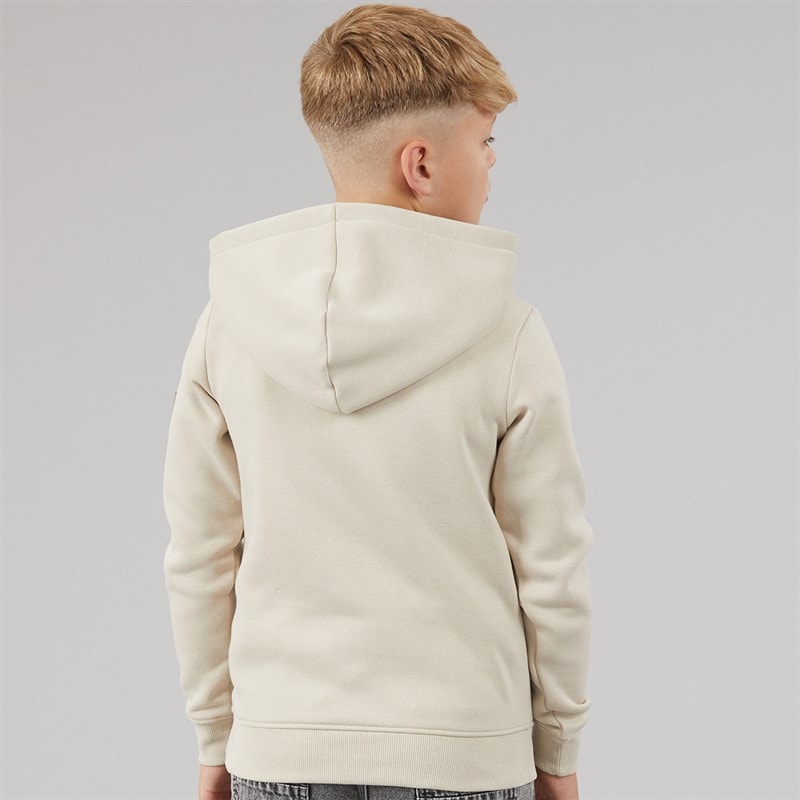 JACK & JONES Boys Cleveland Hoodie Moonbeam - Image 2