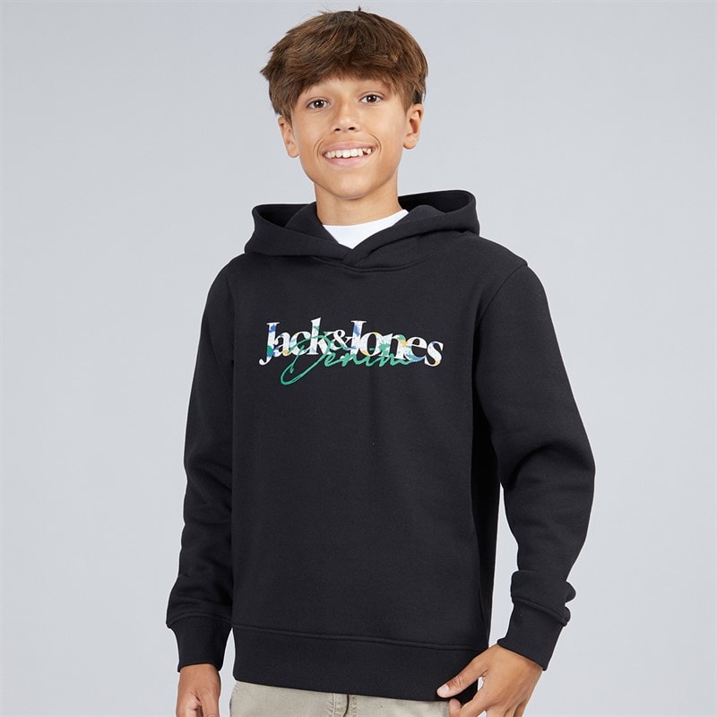 JACK & JONES Boys Tom Hoodie Black