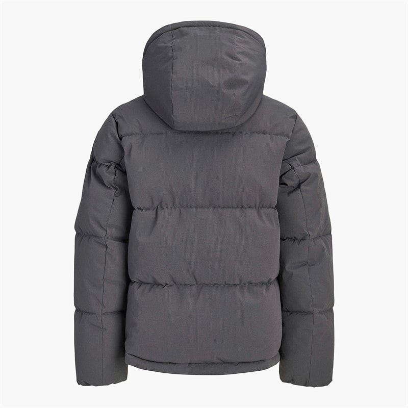 JACK & JONES Boys Surface Puffer Jacket Asphalt/Black - Image 2