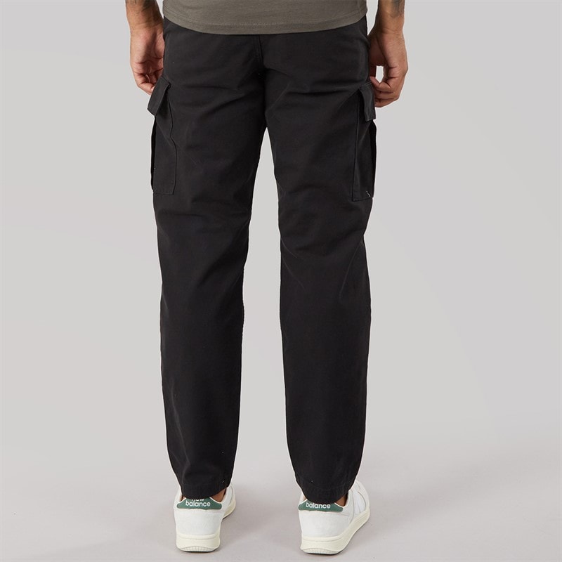JACK & JONES Mens Kane Arthur Cargo Pants Black - Image 2
