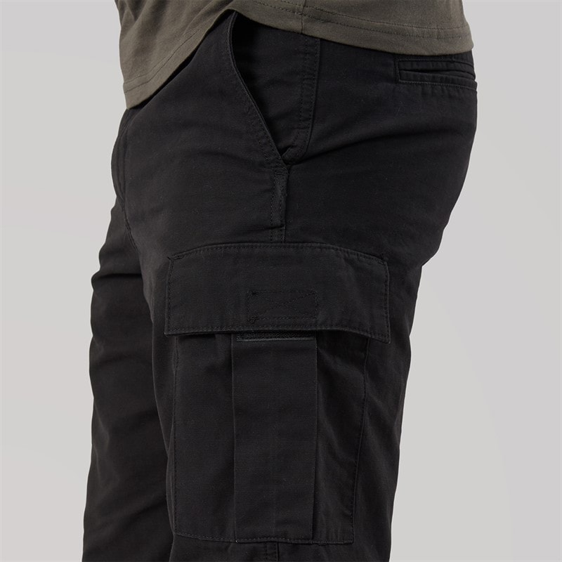 JACK & JONES Mens Kane Arthur Cargo Pants Black - Image 3
