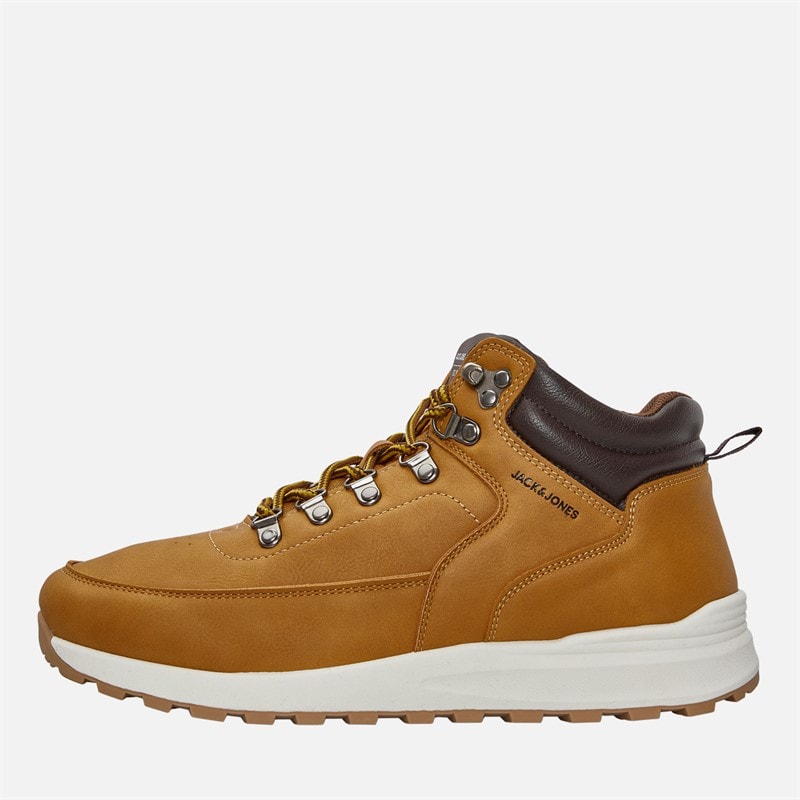 JACK & JONES Mens Melfort PU Boots Honey - Image 1