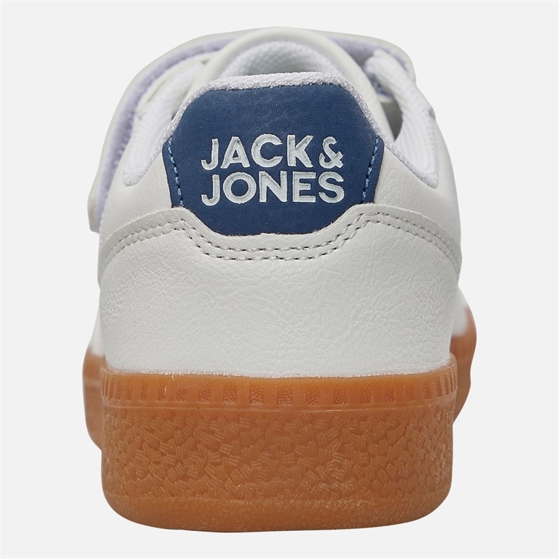 JACK & JONES Boys Hype PU Trainers Bright White - Image 3