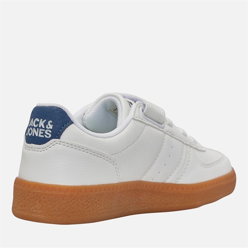 JACK & JONES Boys Hype PU Trainers Bright White - Image 5