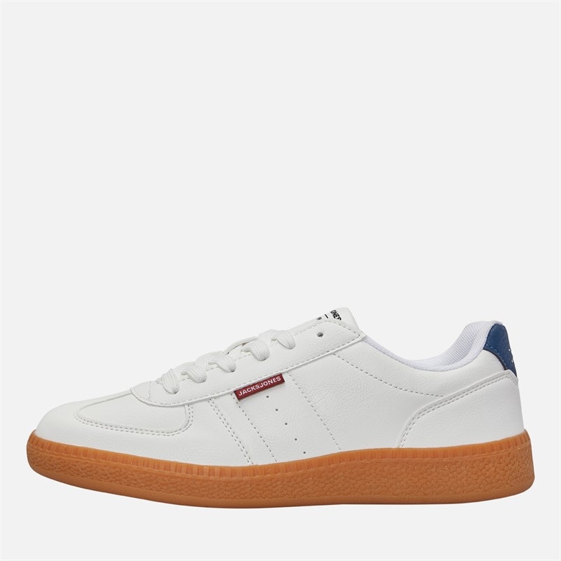 JACK & JONES Junior Boys Hype PU Trainers Bright White - Image 1