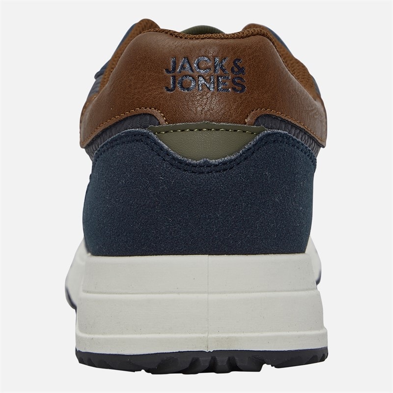 JACK & JONES Mens Bowden Trainers Navy - Image 3