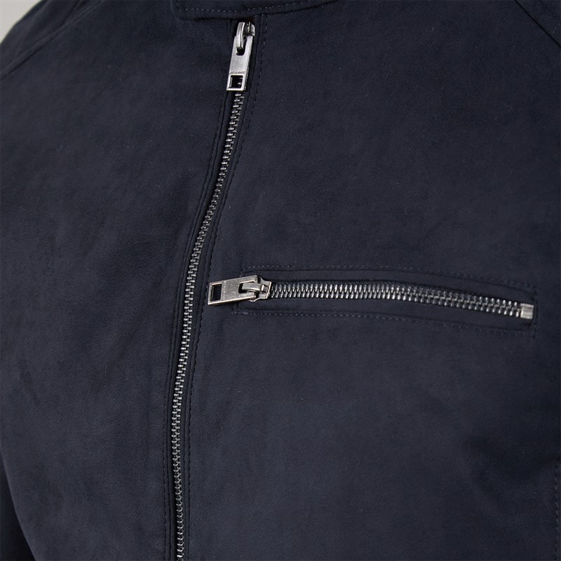 JACK & JONES Mens Dylan PU Jacket Black - Image 5