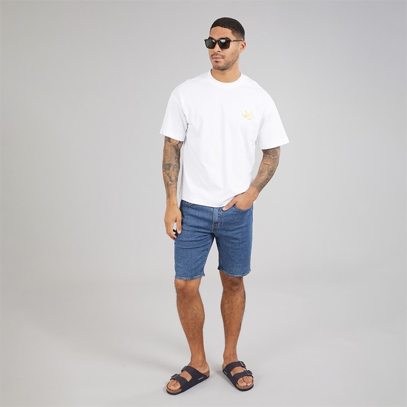 JACK & JONES Mens Limencello T-Shirt Bright White Limencello - Image 4