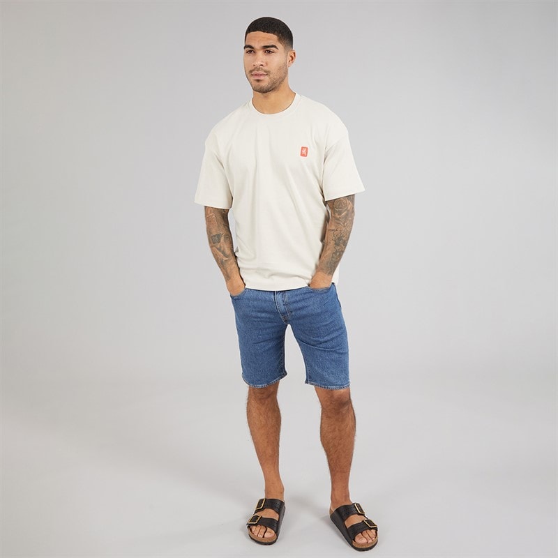 JACK & JONES Mens Fish T-Shirt Moonbeam Fish - Image 4