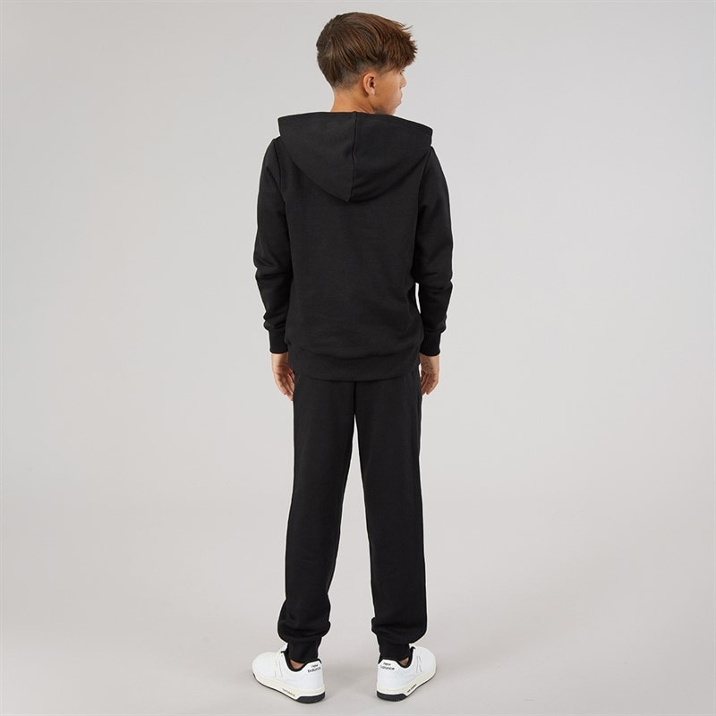 JACK & JONES Boys Mickey Sweatshirt And Joggers Tracksuit Black - Image 2
