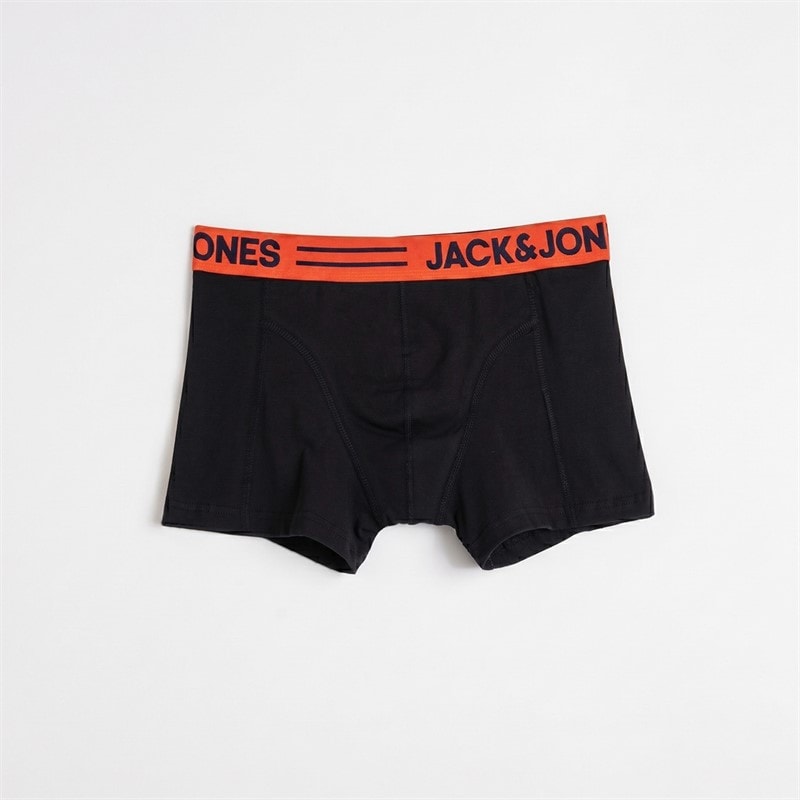 JACK & JONES Mens Sense Solid Seven Pack Trunks Black/Dark Navy/Dark Navy/Oceana/Oceana/Black/Black - Image 4