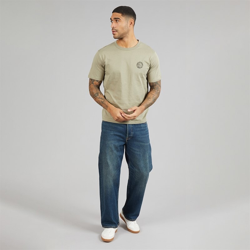 JACK & JONES Mens Ted Original 918 Loose Straight Blue Denim - Image 4