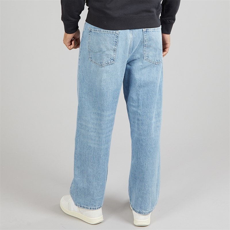 JACK & JONES Mens Ron Original AM 192 Loose Jeans Blue Denim - Image 2