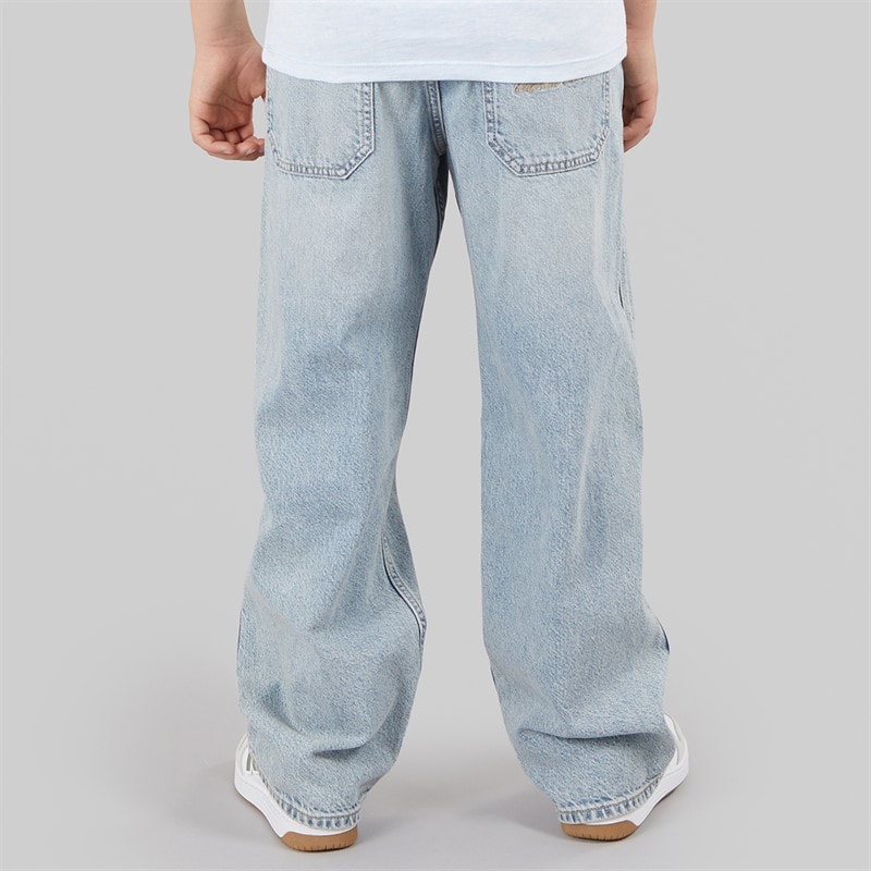 JACK & JONES Boys Alex Norrebro SQ 150 Baggy Fit Jeans Blue Denim - Image 2