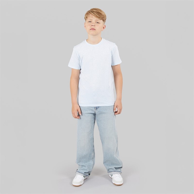 JACK & JONES Boys Alex Norrebro SQ 150 Baggy Fit Jeans Blue Denim - Image 4