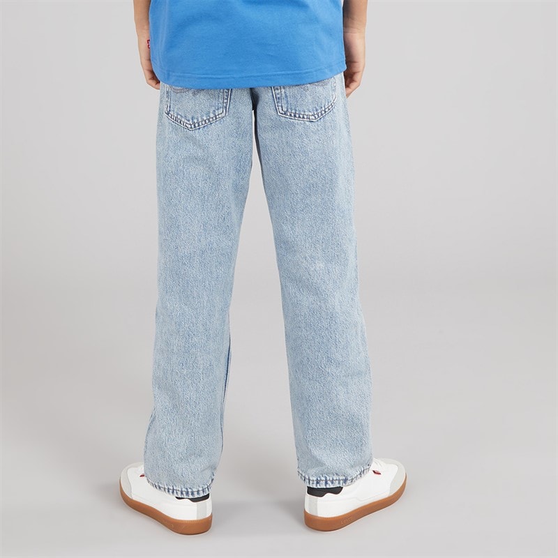 JACK & JONES Boys Chris Original AKM 932 Relaxed Fit Jeans Blue Denim - Image 2