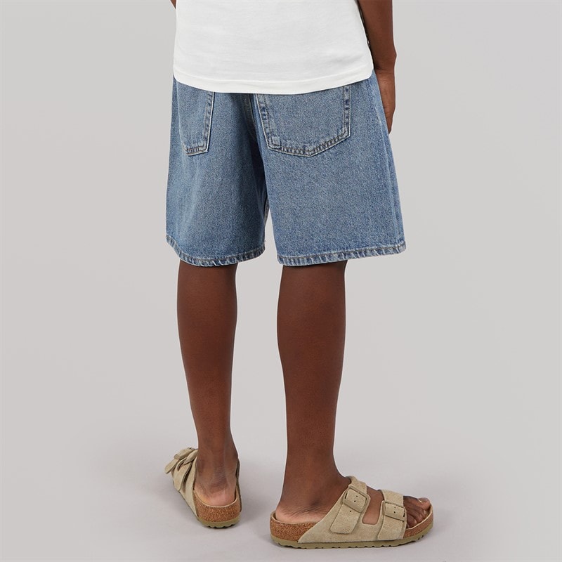 JACK & JONES Boys Dave Original SQ 138 Wide Fit Jeans Blue Denim - Image 2