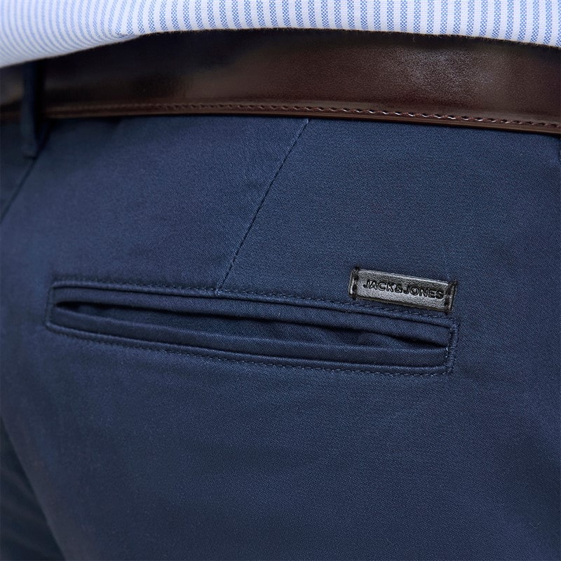 JACK & JONES Mens Chino Shorts Navy Blazer - Image 2