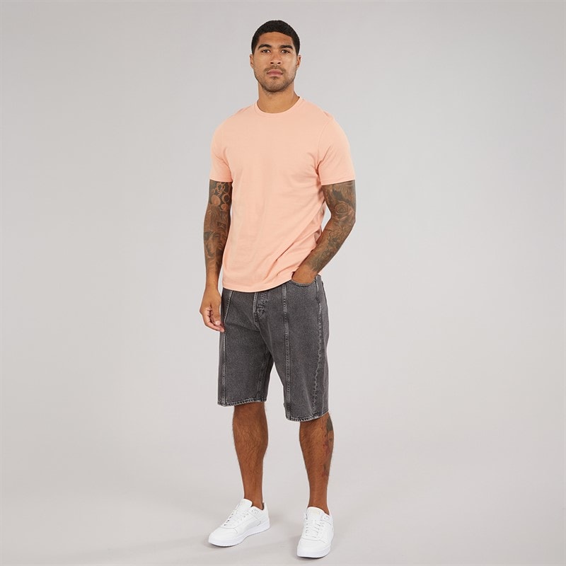 JACK & JONES Mens Ron Original Shorts SQ 293 Black Denim - Image 3