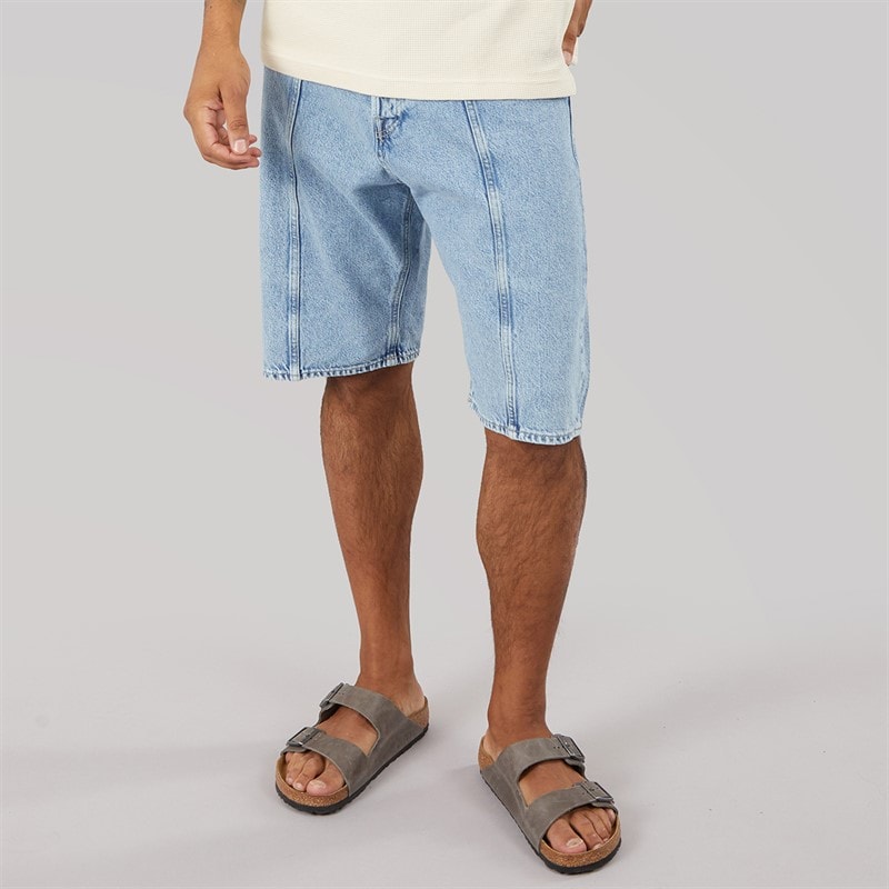 JACK & JONES Mens Ron Original Shorts SQ 291 Blue Denim - Image 3