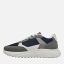 JACK & JONES Mens Aspire PU Runner Trainers Navy/Grey