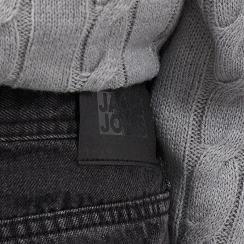 JACK & JONES Boys Ron Akm 823 Jeans Black Denim - Image 3