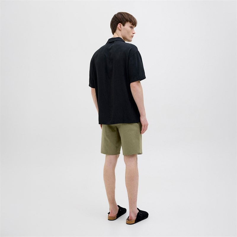 JACK & JONES Mens Sharp Chino Shorts Deep Lichen Green - Image 2