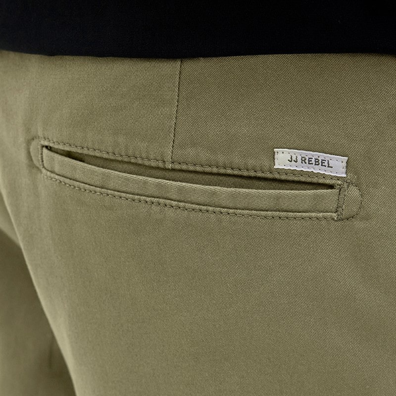 JACK & JONES Mens Sharp Chino Shorts Deep Lichen Green - Image 5