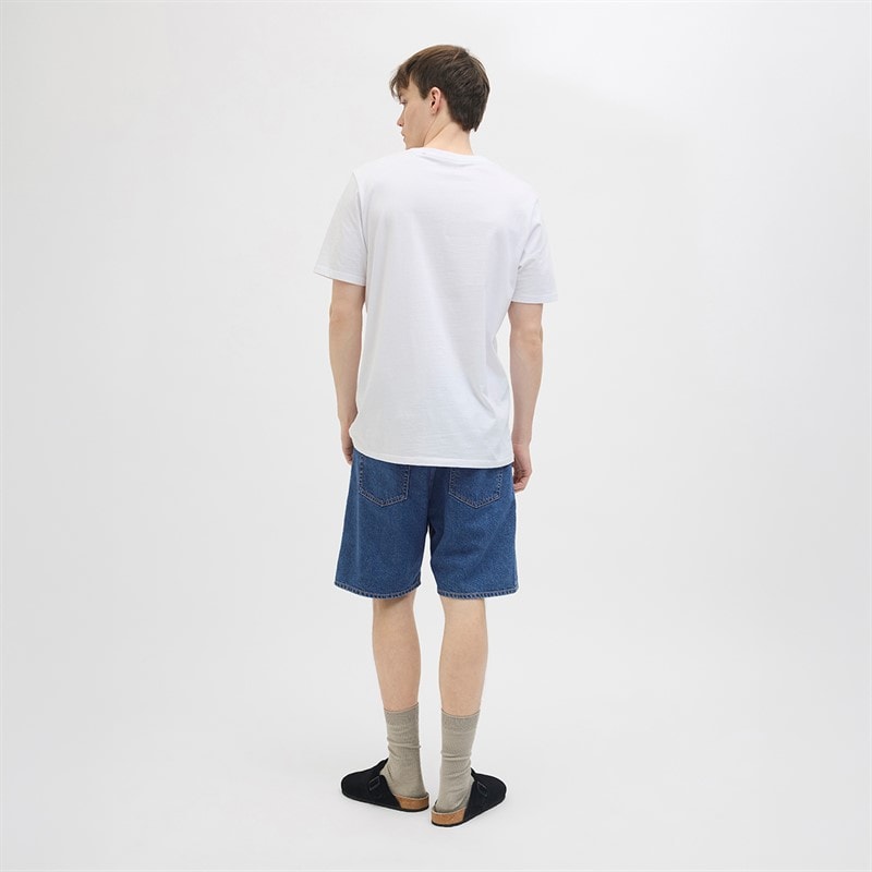 JACK & JONES Mens Taylor Jjcraft AKM 635 Shorts Blue Denim - Image 2