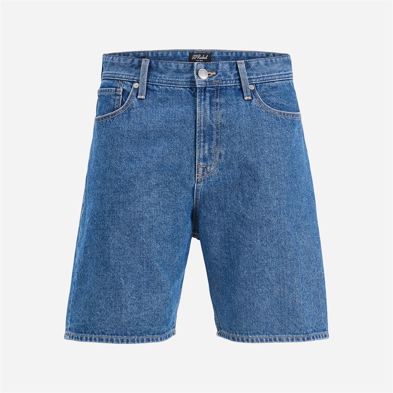 JACK & JONES Mens Taylor Jjcraft AKM 635 Shorts Blue Denim - Image 4